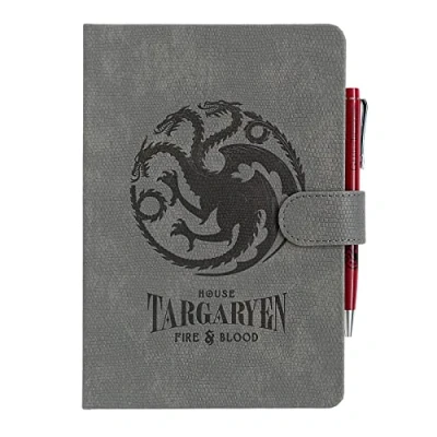 Imagen de Grupo Erik Cuaderno Juego de Tronos Casa Targaryen con boligrafo A5 Premium hojas blancas punteado Libreta blancas/Cuaderno notas Bloc