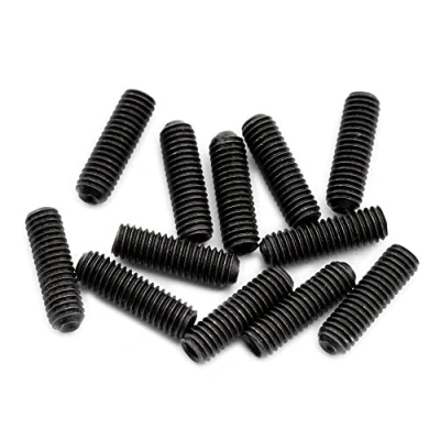 Imagen de Musiclily Pro Métrico M3X10mm Tornillos Selleta Altura de Acero para Puente Guitarra Eléctrica tipo Strat Tele Importación, Negro (Juego 12)