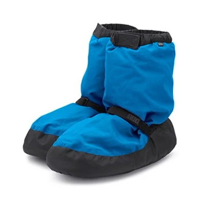 Imagen de Bloch Warm Up Bootie, Zapatillas de Baile Mujer, Negro, Azul (Blue Fluro), X Small