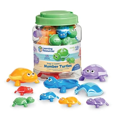 Imagen de Learning Resources Tortugas con números Snap n Learn