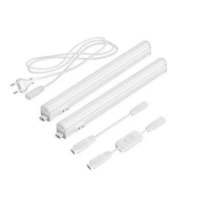 Imagen de parlat Luces LED bajo el armario Rigel, cada una de 31,3 cm, con interruptor, 397 lm, blanco cálido, juego 2