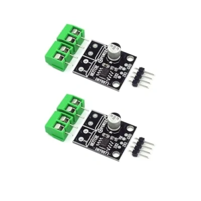 Imagen de 2 unidades DRV8871 módulo de controlador 1.5 A canales H puente CC engranaje motor placa compatible con impresora 3D Arduino 3,6 PWM control, función protección integrada