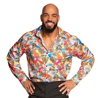 Imagen de Boland camiseta Crazy, camisa para hombre, de discoteca, carnaval, noche, Halloween, fiesta temática, años 70, JGA