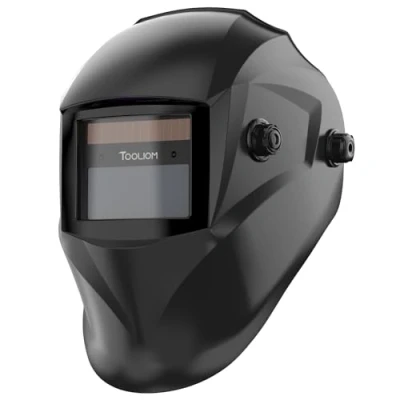 Imagen de TOOLIOM Casco de Soldadura 92,5 x 42,5mm Auto Oscurecimiento Color Verdadero para TIG MIG ARC Capucha Máscara