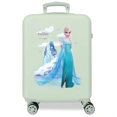Imagen de Disney Frozen Arendelle is Magic Maleta de Cabina Verde 38x55x20 cms Rígida ABS Cierre combinación Lateral 34L 2 kgs 4 Ruedas Dobles Equipaje Mano