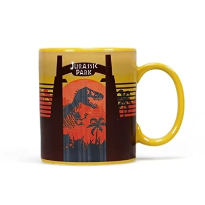 Imagen de Half Moon Bay Taza, Gres, Jurassic Park (Gates), 10 cm