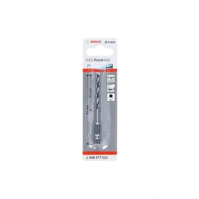 Imagen de Bosch Professional Brocas de vástago hexagonal PointTeQ, para metal, diámetro: 4 mm, ¼&quot;, accesorios taladro impacto y atornillador