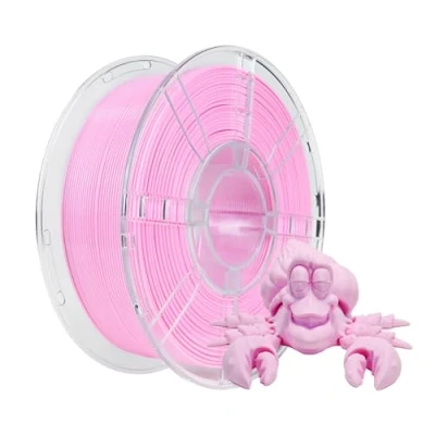 Imagen de iBOSS filamento PETG de 1,75 mm, mayor tenacidad, impresora 3D PETG, bobina 1 kg, precisión dimensional +/ 0,02 impresión para 3D, rosa