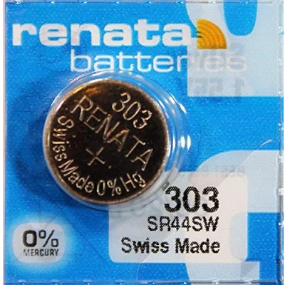 Imagen de 10 x Renata 303 Fabricada en Suiza de Litio Pila botón sr44sw
