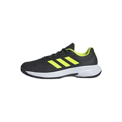 Imagen de adidas Performance Gamecourt 2 Zapatillas de tenis para tierra batida carbon lucid lemon cloud white, Hombre, Talla: 41 1/3 Tela/tejido sintético