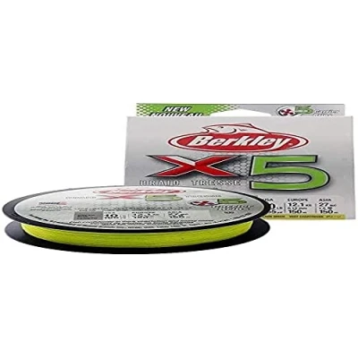 Imagen de Berkley X5 trenzado Flame Green 300m 0,10mm 9,0kg Hilo
