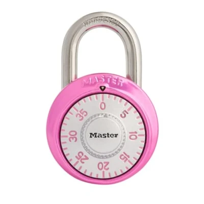 Imagen de Master Lock 1530DPNK Candado de combinación, Rosa, 1 pack