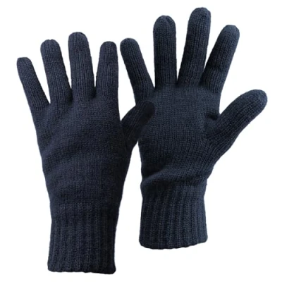 Imagen de ALPIDEX Guantes Térmicos De Punto Thinsulate Forrados Calidos Invierno Mujer Hombre Suave 3M Unisex Deporte Respirable, Tamaño:M, Color:Dark Blue