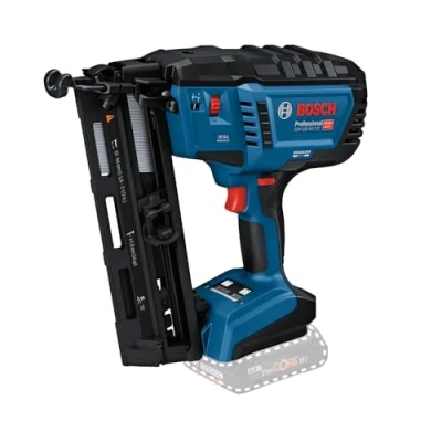 Imagen de Bosch Professional 18V System clavadora madera batería GNH 64 2 M (modo disparo impacto simple, apto para clavos: 32 mm, 1,8 mm y ángulo clavado de 20, sin baterías ni cargador)