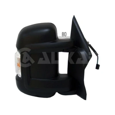 Imagen de espejo retrovisor Alkar 9228922 derecha eléctrico calefactable, con gran angular, brazo corto de espejo, convexo para vehíc. volante a la i