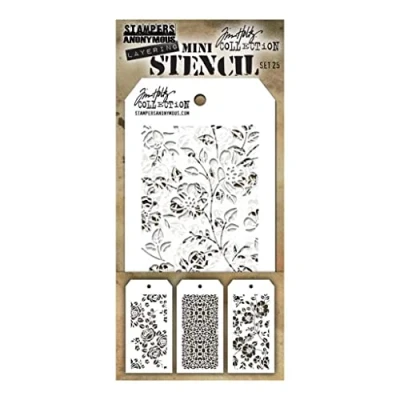 Imagen de Art Gone Wild Tim Holtz Set 25 diseño de, Transparente, Mini