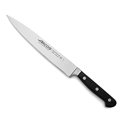 Imagen de Arcos Opera Cuchillo de Cocina Acero Inoxidable Forjado NITRUM 210 mm Mango POM Color Negro