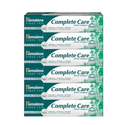 Imagen de Himalaya Herbal Complete Care Toothpaste Anti Inflammation, oxidant, Prevents Bleeding or Swollen Gum 100% Vegetarian 75ml (Pack of 6)
