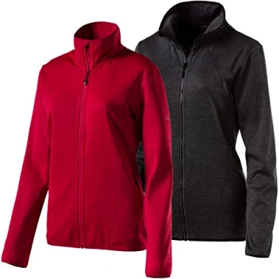 Imagen de McKINLEY Roto II Chaqueta de Forro Polar, Todo el año, Mujer, Color Gris y Negro, tamaño 40