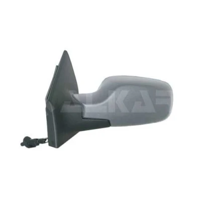 Imagen de Espejo retrovisor Alkar 6105175 izquierda imprimado Ajuste por cable, asférico para vehíc. con volante a la RENAULT: CLIO 3 norauto, oscaro,