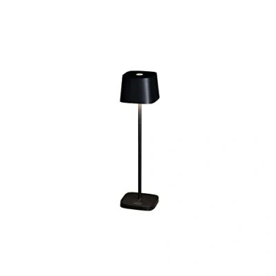 Imagen de Konstsmide Lámpara de mesa con batería Capri Mini, color negro, para interior y exterior, 7829 750, 7 x 20 cm