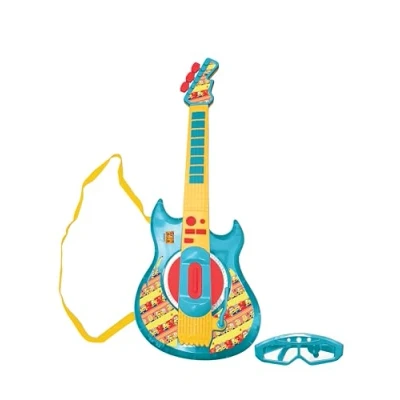 Imagen de Lexibook, GRU, Mi Villano Favorito, Guitarra electrónica Minions con micrófono y Gafas para Cantar Estilo, 2 Modos de Juego, Melodías demostración, Efectos luz, Amarillo/Azul, K260DES