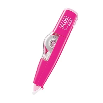 Imagen de Plus Japan MR Cinta correctora recargable, 4.2 x 6 m, color rosa