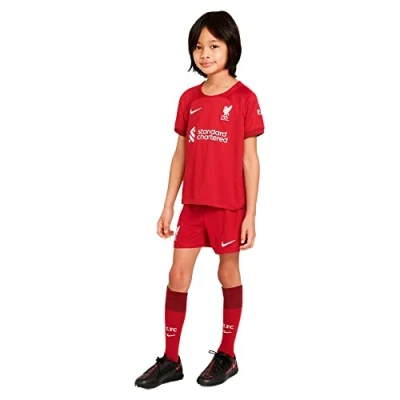 Imagen de NIKE Liverpool, Niño/a Equipación Completa, Temporada 2022/23 Oficial Primera