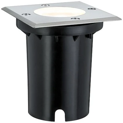 Imagen de Paulmann 93993 Juego luminaria empotrable en el suelo Special IP67 cuadrado GU10 blanco cálido 3,5 W LED, exterior, iluminación para terraza, de jardín, parterre