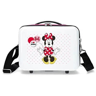 Imagen de Disney Neceser adaptable a trolley Enjoy The Day, color Blanco/Rosa
