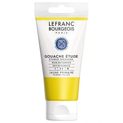 Imagen de Lefranc Bourgeois Gouache Tubo de estudio (80 ml), color amarillo
