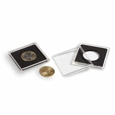 Imagen de Cápsulas para monedas QUADRUM Intercept, diámetro 41 mm, negra