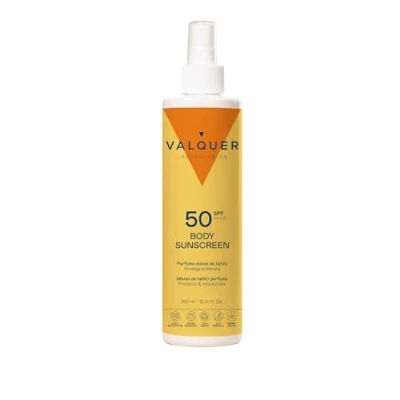 Imagen de Valquer Protector Solar Corporal SPF 50. Resistente al Agua. Alta Protección y Hidratación para la Piel. Fórmula Ligera 300 ml