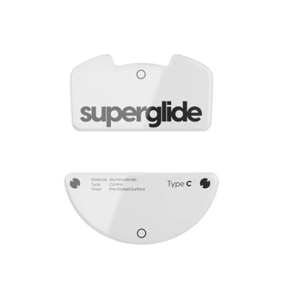 Imagen de Superglide 2 Nueva superficie texturizada de velocidad controlable, patas ratón más lisas/deslizamientos fabricados con vidrio ultra fuerte, suela suave y duradera para Razer Viper V3 Pro