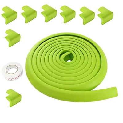 Imagen de HIMRY KX_TKD7000 Set Green Protección de Bordes y Esquinas, Verde, 5m Kantenschutz + 8 Eckenschützer