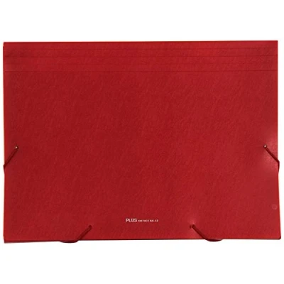 Imagen de Plus Office A4 12 Carpeta clasificadora (12 separadores, A4), rojo