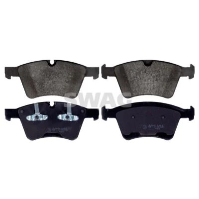 Imagen de SWAG 10 11 6135 Juego de pastillas freno Eje delantero preparado para indicador desgaste con clip émbolo MERCEDES BENZ: Clase ML, R, GL