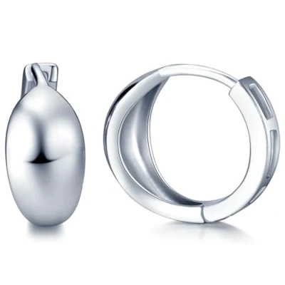 Imagen de Unendlich U Pendientes Aros Plata de Ley 925 Cuentan con Cierre Tipo Criollo Vienen Bolsa Regalo