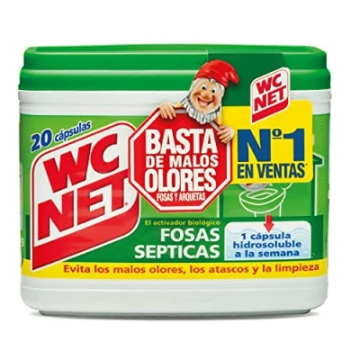 Imagen de Wc Net Fosa Septica 20 Capsulas x 18 g, Multicolor