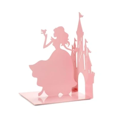 Imagen de Balvi Sujetalibros Fairy Tale Color Rosa Una Princesa y su Castillo Metal