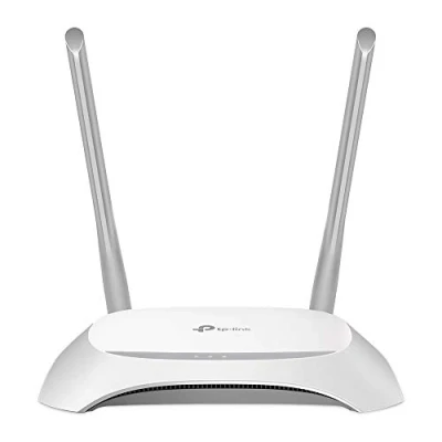 Imagen de TP Link TL WR840N Router WiFi 300 Mbps, 1xPuerto WAN 10/100mbps y 4xPuertos LAN 10/100mbps, 2X Antenas, Modo Punto Acceso, WISP, Control Parental, Red de Invitados