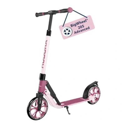 Imagen de HUDORA BigWheel 205 Advanced Scooter Patinete de Aluminio cómodo para hasta 100 kg Plegable y Ajustable en Altura niños/Adolescentes Adultos