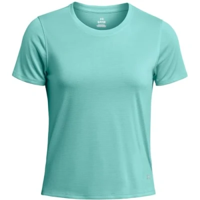 Imagen de Under Armour UA Launch Camiseta de Manga Corta, Radial Turquesa/Reflectante, S M para Mujer