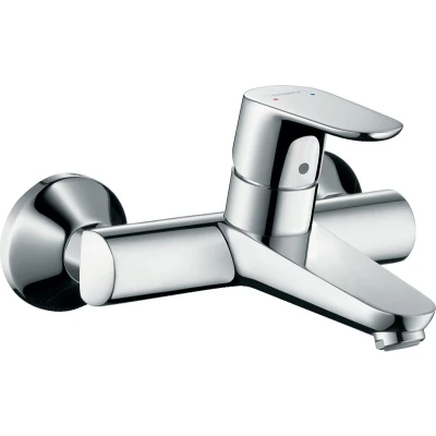 Imagen de Hansgrohe 31923000 Focus Grifo de Lavabo Pared, Cromo