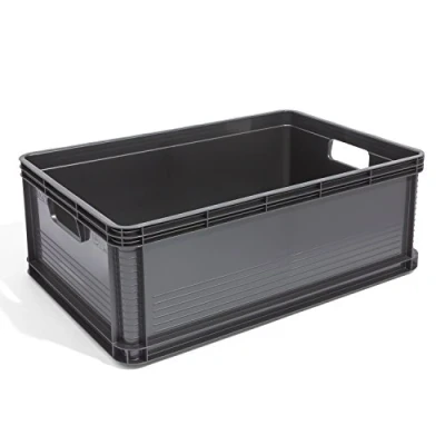 Imagen de Keeeper Lote de 2 cajas plástico, 45 L, caja trasnport, resistant Euro Box