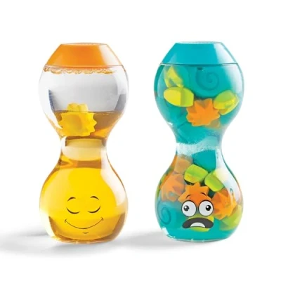 Imagen de Resources 96241 Learning Botes agobio y tranquilidad Expresa tus sentimientos, 3 emociones para niños, sensoriales, juguetes antiestrés, aprendizaje social emocional, multicolor, M (96241)
