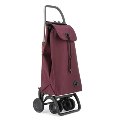 Imagen de Carro Rolser I MAX MF 4 Ruedas 2 Giratorias Plegable Burdeos