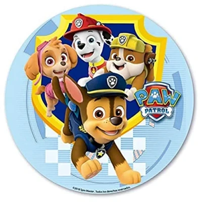 Imagen de Dekora Disco Comestible de la Patrulla Canina para Decoración Tartas Cumpleaños 20 cm