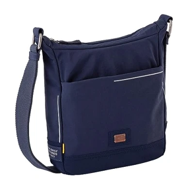 Imagen de camel active City Bolso bandolera para Hombre, 000192, Azul Oscuro, 22x8x23