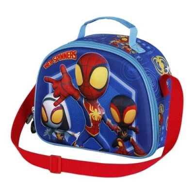 Imagen de Karactermania Spiderman Spinners 3D Lunch Otros accesorios para niños, Talla: One Size, Azul